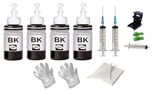 Image of CANOFF 805xl Refill Ink for H.p. /Can0n Cartridge 805,682,802,678,901,818,21, 22,680,27,703,704,803,PG40,47,88, 89, 740, 745, 810, 830 and, CL 41,57,98,99, 741, 746, 811, 831 100ml Ink (KKKK)