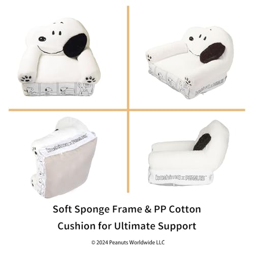 kashima® Sofá-cama Peanuts™ Snoopy Comic Pet – Sofá de pelúcia macia para cães e gatos, almofada rem