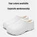 Chef Winter Shoes for Women Men, Fashion Oil Resistant Chef Shoe, Waterproof Non Slip Work Shoes, for Kitchens Healthcare Gardening (Beige, Adult, Women, 13.5, Numeric, US Footwear Size System, Medium)