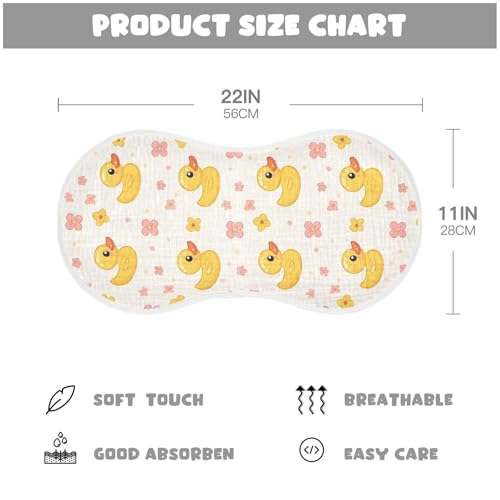 vvfelixl Baby Burp Cloths Rubber Ducks Baby Newborn Cotton Burping Cloths Set Babys Washcloths 4 Pack2