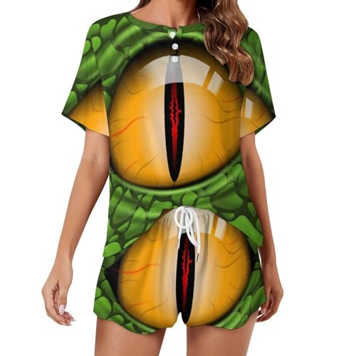 Yeux Verts Effrayants sleepwear parfait pour vos soirées pyjama estivales