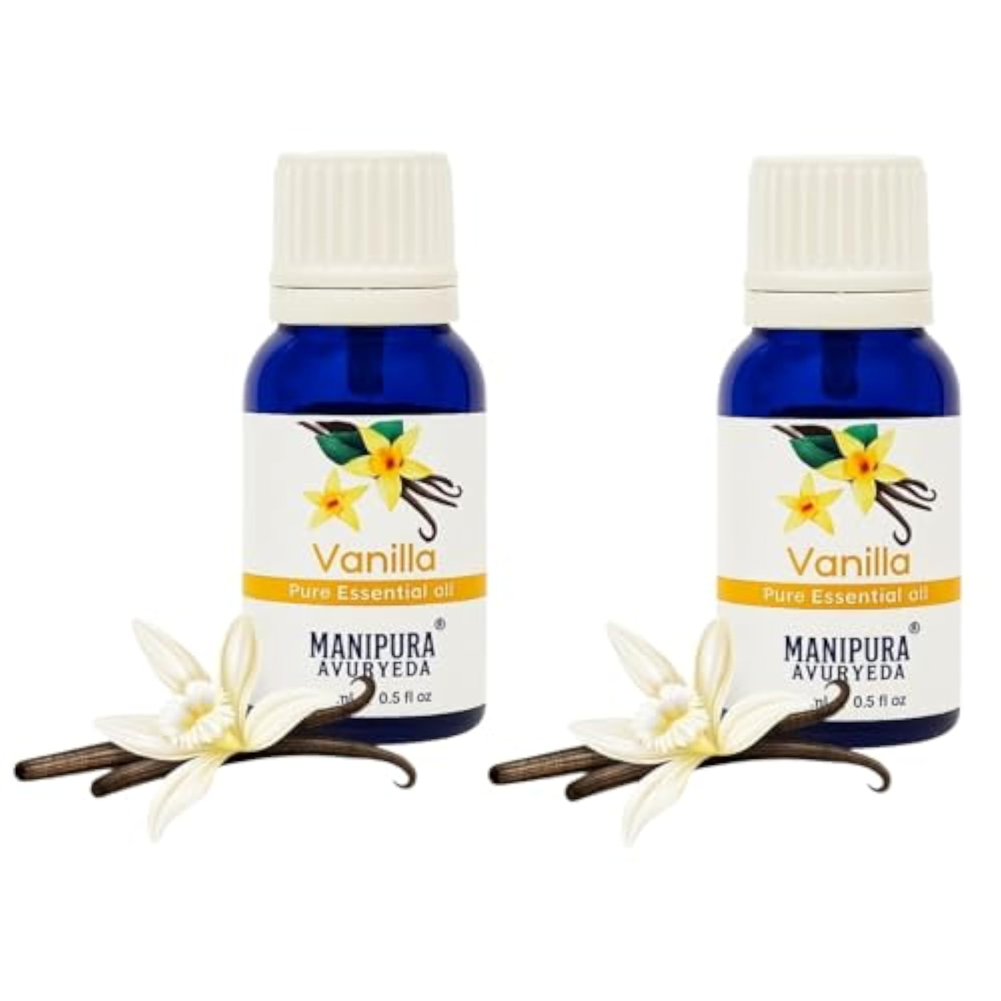 Vanilla Oil Diffuser Pack of 2, 100% Pure