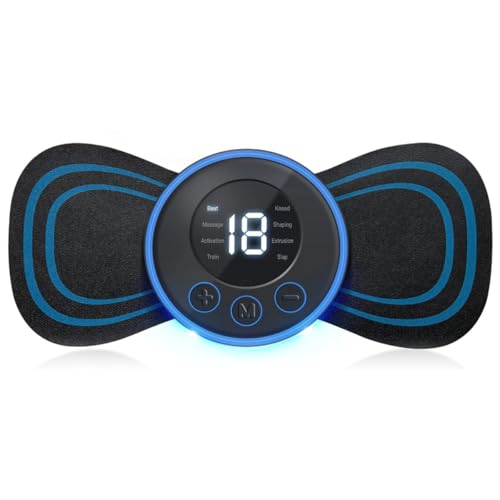 Masajeador de Cuello Eléctrico, 8 Modos y 19 Intensidades Masajeador de Cuello y Hombro con Pantalla Digital y Mando a Distancia, para Brazos/Hombros/Cuello/Espalda/Abdomen