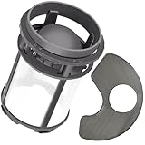 IWIWE W10872845 Dishwasher Pump Filter Cup & WPW10463906 Screen Filter - Compatible with Whirlpool/Kenmore/KitchenAid Dishwasher - Replaces AP6030094 PS11759673 W10393351 AP6021820 PS11755148 2312301