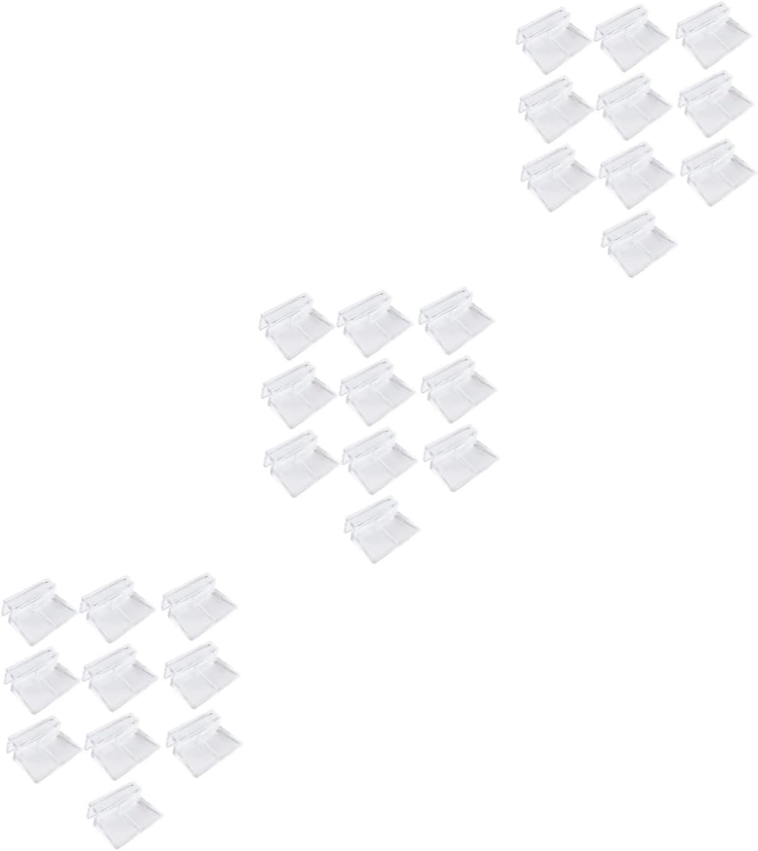 LIOOBO 30pcs Acrylic Fish Tank Cover Support Bracket for Easy Installation and Maintenance Aquarium Frame Holder for Standard Aquariums