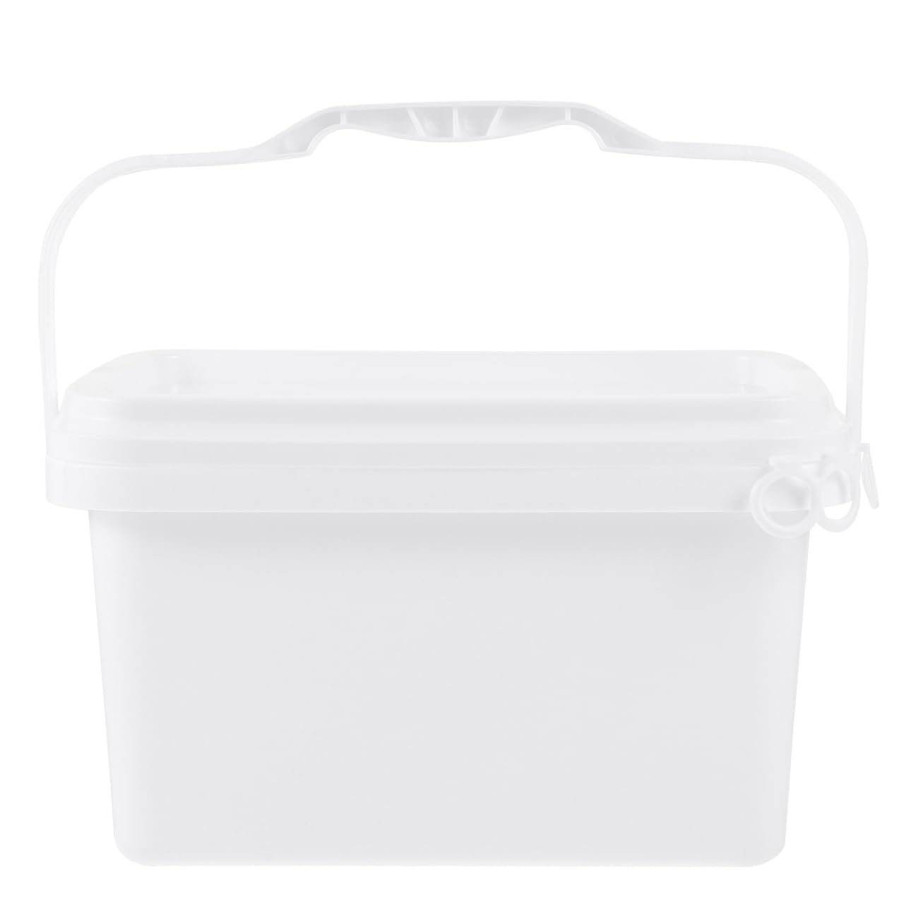 Pot de peinture vide de 2 L et seau de stockage carré pour la maison
