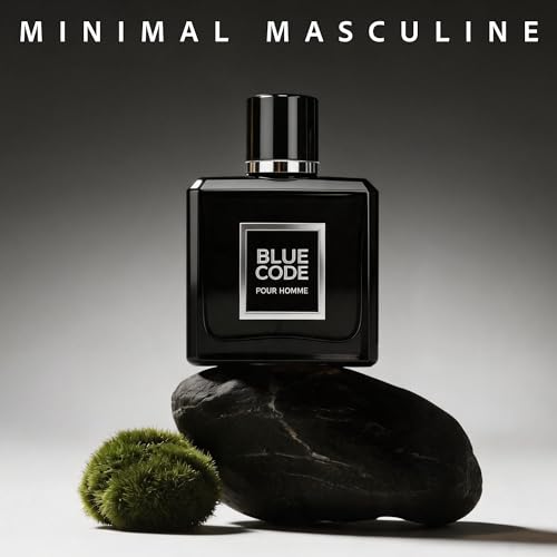 Image of AFLUXE Blue Code Eau de Parfum for Men, 3.4 Fl. Oz - Long Lasting Fresh Aquatic & Woody Fragrance, Intense Citrus & Lavender Men's Perfume