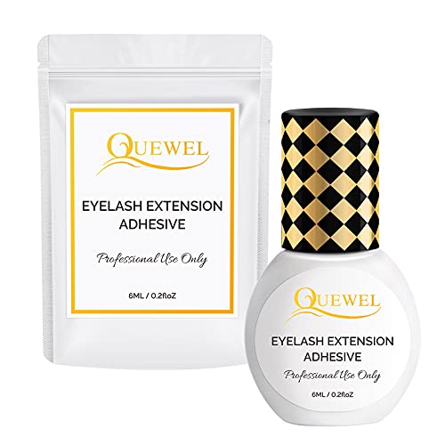 Eyelash Extension Glue Professional Lash Glue For Eyelash Extensions 6ml Black Lash Bonder 1-2 Sec Drying TimeLash Extension Glue Retention 7-8 Weeks Super Stay No Irritating