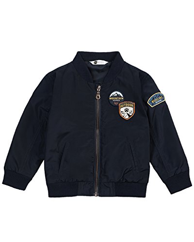 Petit Lem Boys' Wolf Pack Zip Up Woven Jacket