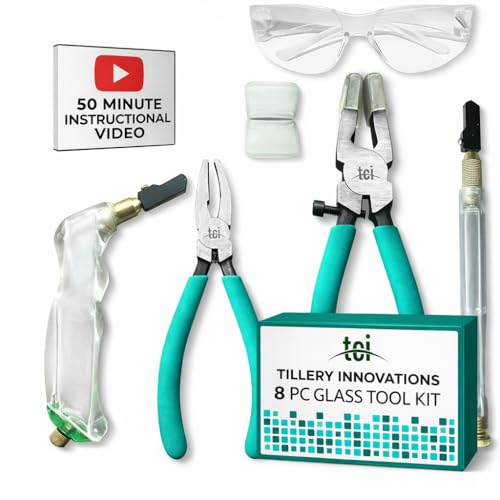 Tillery Innovations Professional 8 PC Stained Glass Tool Kit