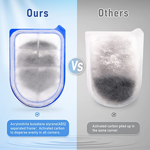 Blbaish 9 Packs Carbon Filter Cartridges For Tetra Whisper Ex Filters, Replacement Filter Cartridges Large For Tetra, Fits Whisper Ex30/Ex45/Ex70 Filters #TOP4