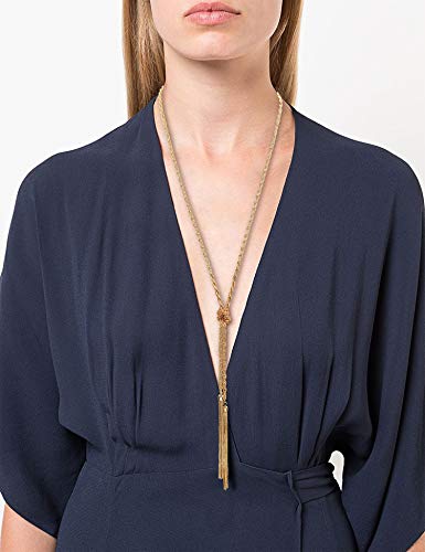 Lariatneck Long Necklaces For Women Gold Necklaces Tassel Y Necklaces Adjustable Knot Chain Tassel Pendant Necklaces Gold Costume Jewelry For Women #TOP1