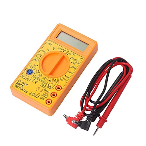 Multímetro Digital Portátil DT830B Prático Display Grande Pontas de Prova