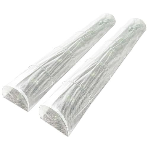 IDMarket - Set di 2 tunnel a fisarmonica da 5 m, tutte le stagioni