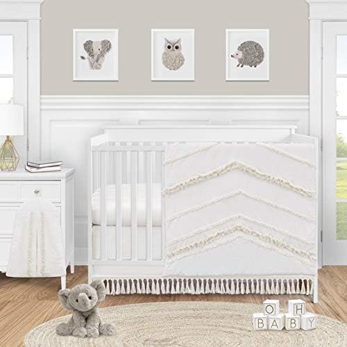 cream crib bedding set