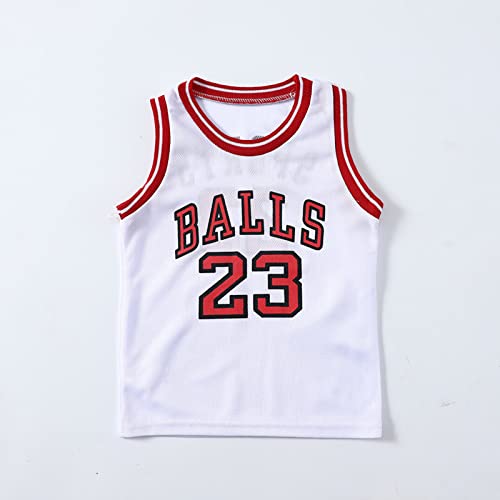 Image of Toddler Kids Sports Shorts Set Baby Boys Girls Jerseys 2 Piece Basketball Tank Top Mesh Shorts Set
