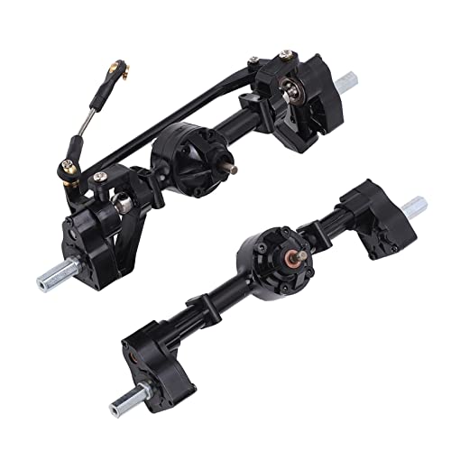 VBESTLIFE RC Car Front & Rear Axles Set, Metal Gear Axle Shafts for 1:16 Scale RC Cars, Complete Axle Kit with Mounting Screws for Drifting & Off-Road...