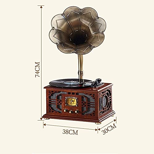 Tourne-disques, façonné Gramophone Tourne-Disque Multifonction Vieux Radio Stéréo Subwoofer Ornements Platines Gi - Les Beatles, Paul McCartney, John Lennon, RIngo Starr, George Harrison Tourne-disques, façonné Gramophone Tourne-Disque Multifonction Vieux Radio Stéréo Subwoofer Ornements Platines Gi – Image 7