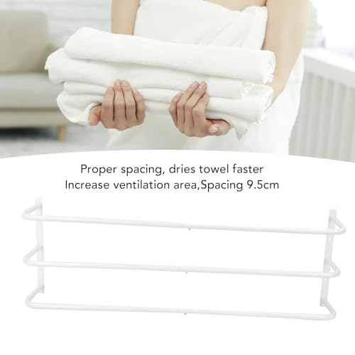 Porte-serviettes pour optimiser petit espace support mural vertical fer