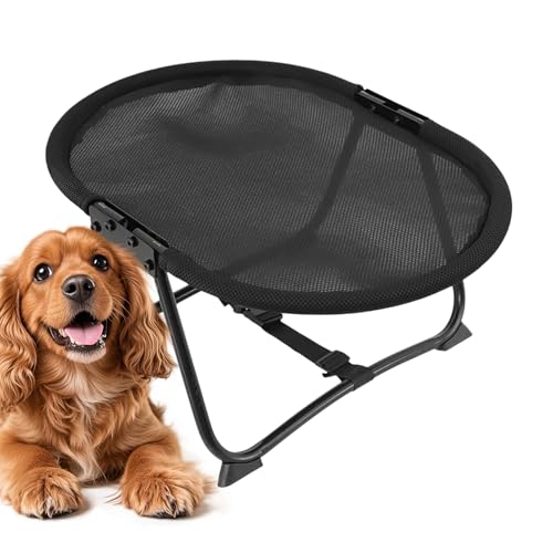 Cama Elevada Para Perros | Colchoneta Portátil Desmontable Antideslizante Tipo Catre,Cama Elevada Plegable 57 x 41 x 26 cm para Mascotas | Para Mascotas, , Cachorros, Dormir, Descansar, Acampar y Viaj