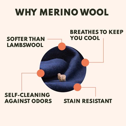 Image of Woolly Mammoth 80% Merino Wool Camping Blanket 2-Pack - Naturally Fire-Resistant and Temperature-Regulating - for Cold Weather, Camping, Bushcraft and Emergency Car Kits (66 inch x 90 inch, Lapis & Mulberry)