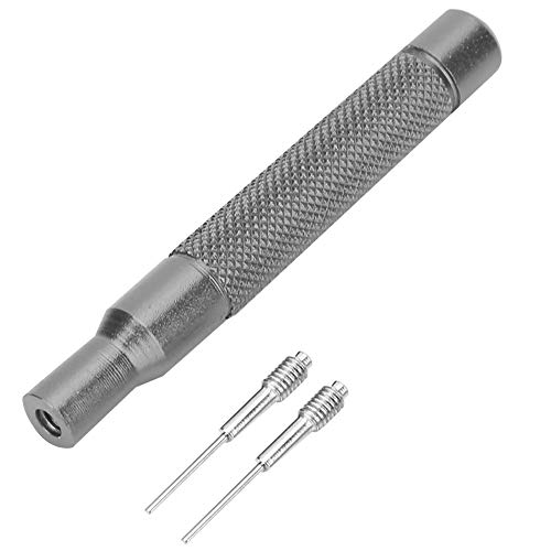 CFTGIW Poinçon de Bracelet de Montre, Dissolvant de Goupille de Lien de Bracelet de Montre, Accessoire d'outil de Réparation de 0,9 Mm sans Le de Réglage, Matériau de durabilité des Horlogers, (0,8