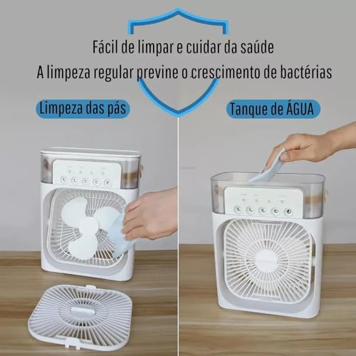 Mini Ar Condicionado Climatizador De Ar Frio Portátil Usb
