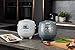 Yum Asia Panda Mini Rice Cooker With Ninja Ceramic Bowl and Advanced Fuzzy Logic (3.5 cup, 0.63 litre) 4 Rice Cooking Functions, 4 Multicooker functions, Digital LED display - 120V
