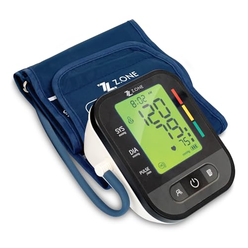 Proteqt Arm Blood Pressure Monitor: Dual User, Approved NHS UK Blood Pressure Monitors, Large 4-Color LCD & Adjustable Cuff, Irregular Heartbeat Detection