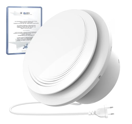 SLUELI Vortice Aspirazione Bagno 100mm, ≤34 dB, Antiacqua IPX4