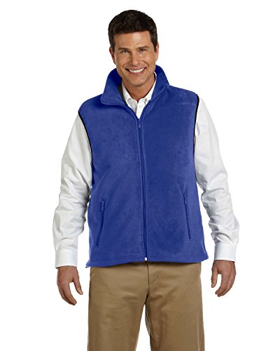 Gilet polaire bleu roi Harriton M985 pour adulte de taille 4XL
