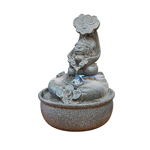 Fuente de mesa zen con luces LED para transformar tu escritorio en un oasis de relajación 3