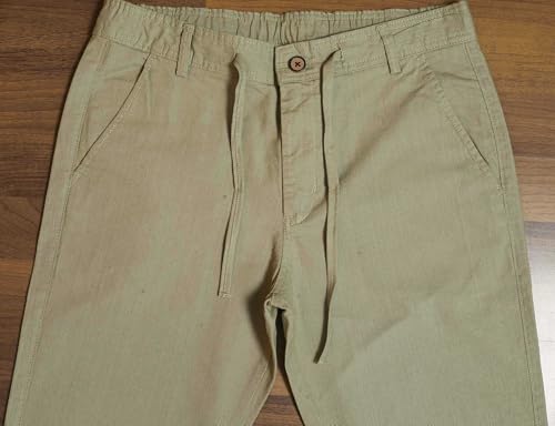 Image of DIVISIVE Men's Loose Fit Linen Blend Cotton Pants