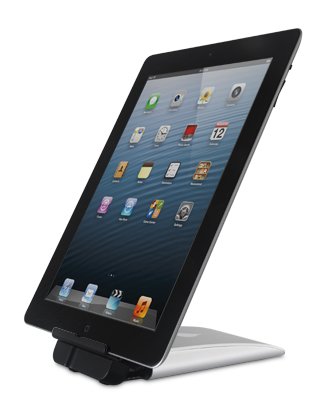 Rain Design iSlider - Kompakter Ständer für iPad iPhone Tablett Handy Smartphone Mobile Silber
