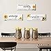 3 Sunflower Wall Decor for Women Serenity Prayer Sign Sunflower Kitchen Decor Rustic Farmhouse Christian Wall Decor Vintage Wood Hanging for Bedroom Living Room Decoration(White)