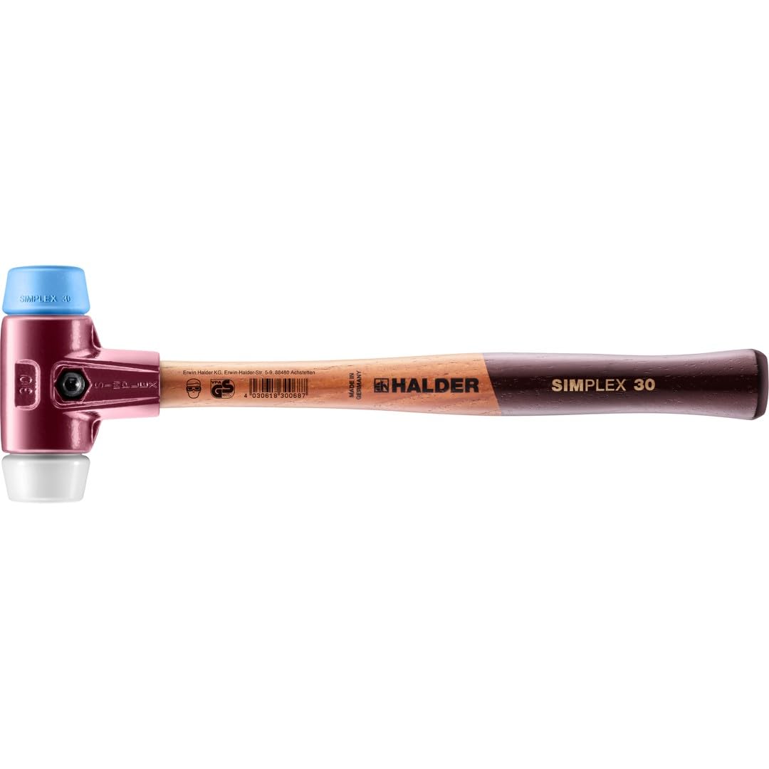 The hammer, 30 mm D 340 G Simplex M, eye-catching head Halder super-KU./ TPE