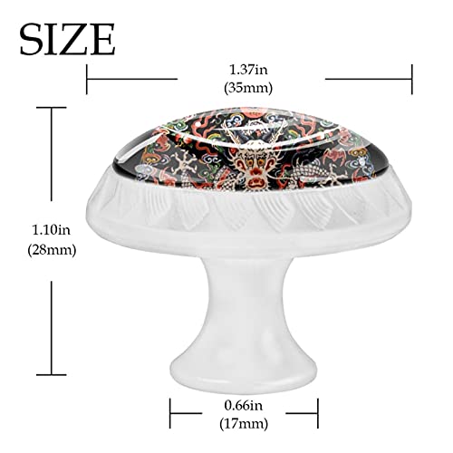 Boutons d'armoires de cuisine pour relooker un buffet rétro - 5