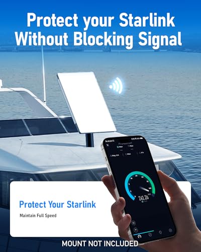 Image of Starlink Standard Gen 3 Protective Case Cover,Hard Shell Satellite Dish Accessories Protector for Starlink Gen3, Waterproof, Shockproof, Signal-Safe, to Shield from Rocks, Sand and Hail
