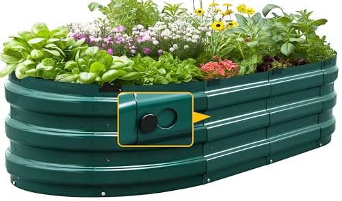 KING BIRD/HOKEEPER/ORCC King Bird Raised Garden Bed Kit 10-Minute Assembly 47x24x12 in