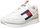  Tommy Hilfiger Wmns Lifestyle Runner, Zapatillas Mujer, Blanco (White Ybs), 42 EU
