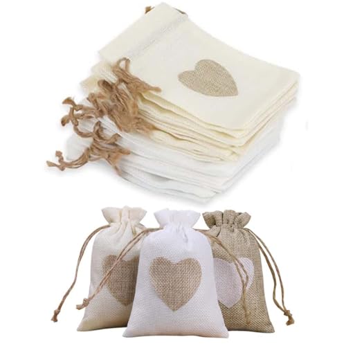 sacchetti in cotone con cordino di serraggio, 12 pezzi sacchetti riutilizzabili, Borsa per Gioielli, sacchetto regalo con cordino per gioielli, regali, bomboniere gioielli, trucchi, monete