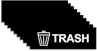 Vista 24 de Letrero básico de basura (negro) - Pequeño paquete de 1