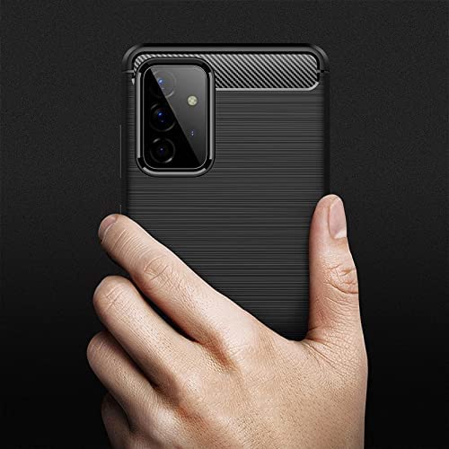 Image of Dashmesh Shopping Shockproof Back Case Cover for Realme GT Neo 2 (Carbon Fiber Brushed | Rubber | Black)