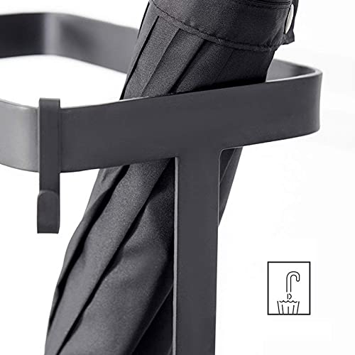 Porte-parapluies contre sols mouillés avec bac de récupération eau