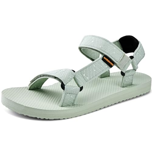 Image of WateLves Womens-Sport-Sandals Hiking Sandals with-Arch-Support Webbing-Outdoor-Beach-Water-Sandals for Travel-Walking-Trekking-Camping
