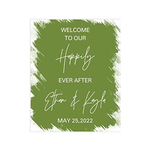 Panneau de calligraphie pour entrée de mariage personnalisable - 3