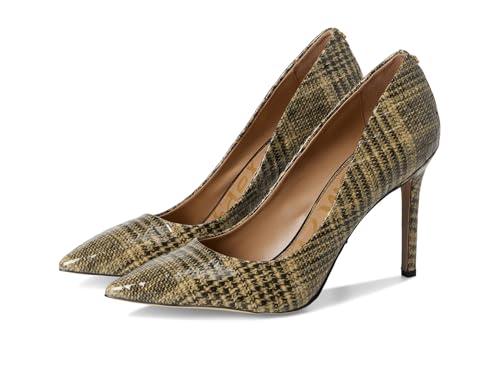 Sam Edelman Women's Hazel Pump, Khaki Plaid Multi, 7