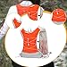 QSTDGVPW Vest Backpack Sport Bag Breathable Running Daypack Water Pack for Jogging Marathoner Trail Mountaineering Climbing, Orange
