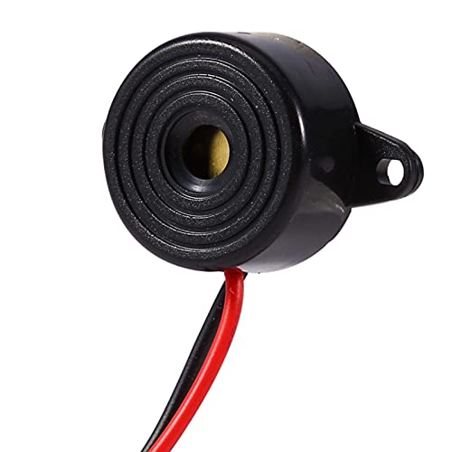 Zumbador Electrónico, 3-24V Alarma de Zumbador, Alarm Piezo, Sirena Electrónica, Zumbador de Tono Electrónico, High-Decibel SFM-20B Zumbador Piezoeléctrico, Alarma 2312 Sonid
