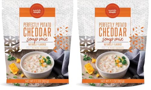 Tastefully Simple Perfectly Potato Cheddar Soup, 7.1 Ounce (Pack of